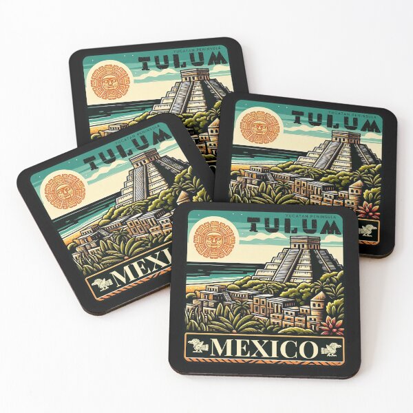 Item preview, Tulum Mexico Yucatan Peninsula Travel Destinations designed and sold by DarekShop.