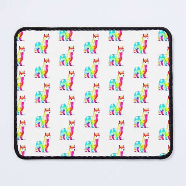 Item preview, Colourful Innocent Alpaca Geometric Shaped Artwork designed and sold by Geonimalia.