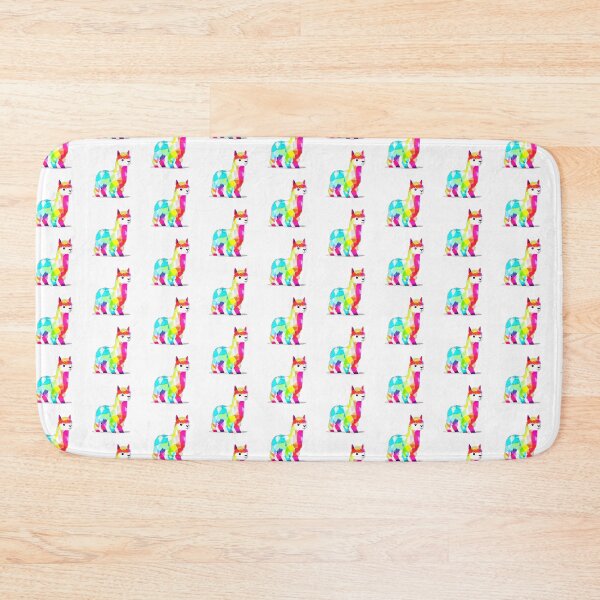 Item preview, Colourful Innocent Alpaca Geometric Shaped Artwork designed and sold by Geonimalia.