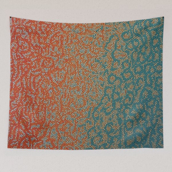 Item preview, Aboriginal Inspired Dot Art - Combining Heat With Cold designed and sold by GrinGalore.