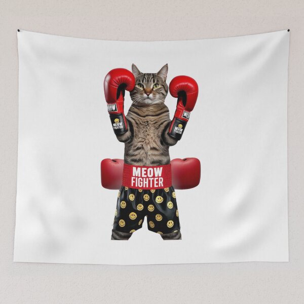 Item preview, Boxing Cat Champion - Cool Fighter Kitty T-Shirt designed and sold by BeYourself1993.