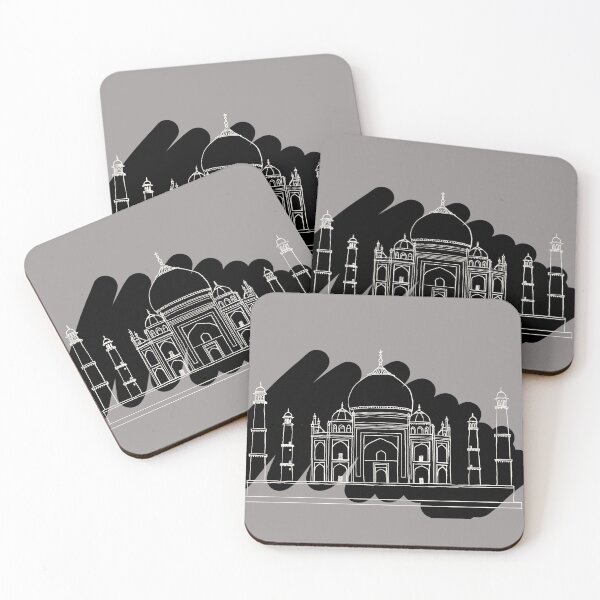 Item preview, Taj Mahal Line Art – Monument of Love designed and sold by drdoodle92 Art.