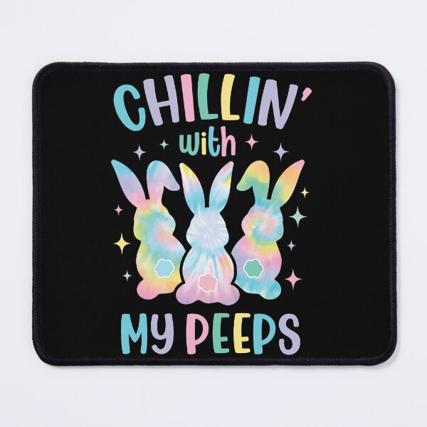 Item preview, Chillin with my peeps, Funny quote easter bunny lover designed and sold by GPODdesign.