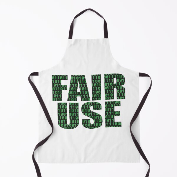 Item preview, The words FAIR USE in impact font with a binary overlay crumbling designed and sold by funkyworm.