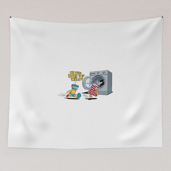 Item preview, Wild Socks with Washing Machine – Comical Design for Fans of Domestic Chaos designed and sold by StormArte.