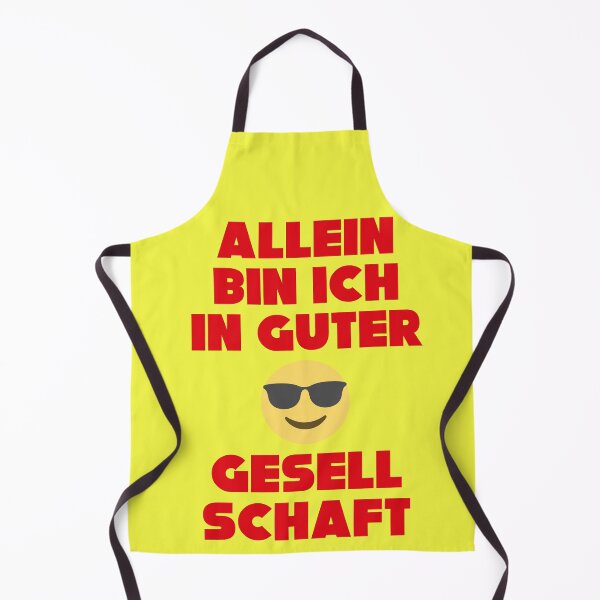 Artikelvorschau, Allein bin ich in guter Gesellschaft, lustiger Spruch entworfen und verkauft von Mauswohn.