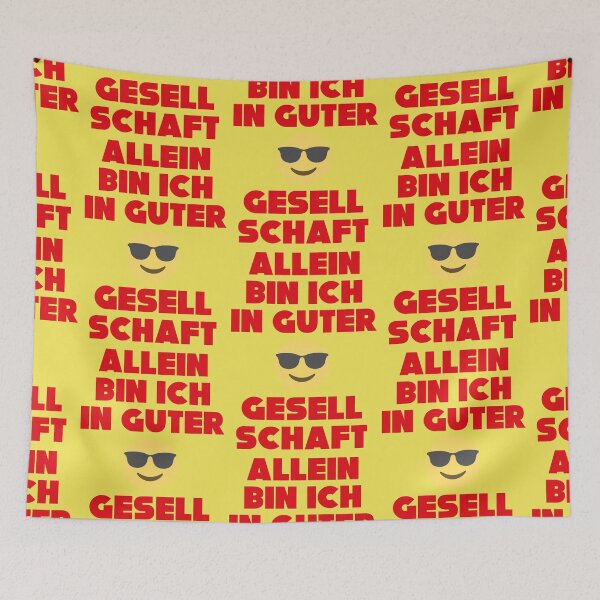 Item preview, I'm in good company when I'm alone, funny saying. designed and sold by Mauswohn.