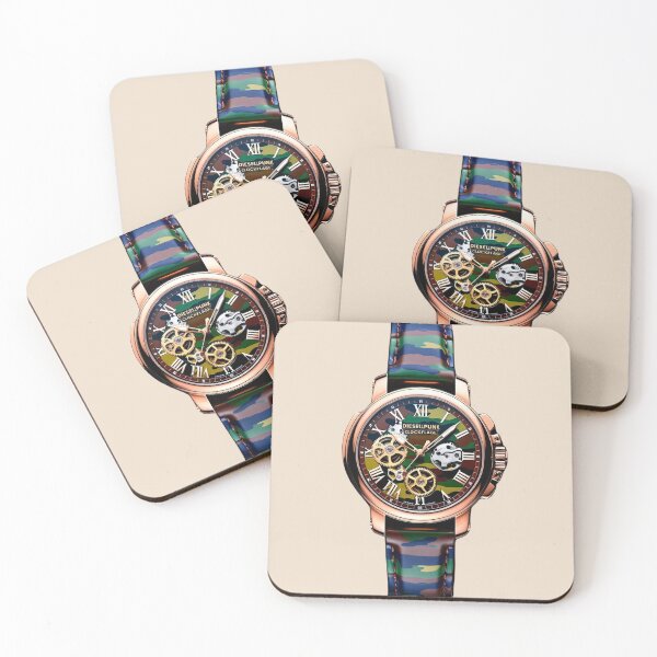 Item preview, Dieselpunk Camo Subdial Industrial Watch  designed and sold by CamouflageLab.