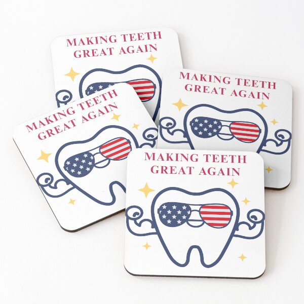 Item preview, Funny Patriotic Tooth - Making Teeth Great Again Design July 4th designed and sold by ElixirCraft.