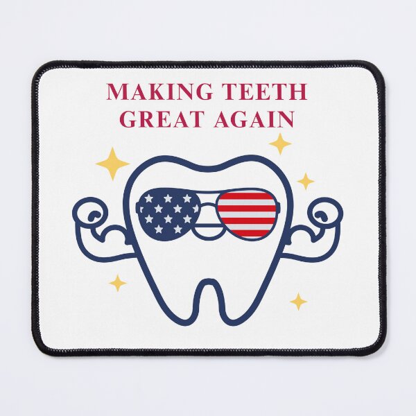 Item preview, Funny Patriotic Tooth - Making Teeth Great Again Design July 4th designed and sold by ElixirCraft.