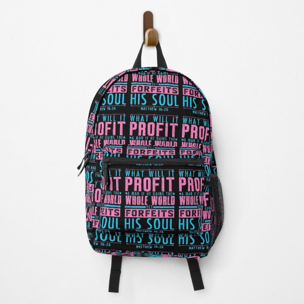 Item preview, Matthew 16:26 What Will It Profit A Man If He Gains The Whole World Yet Forfeits His Soul? designed and sold by plushism.