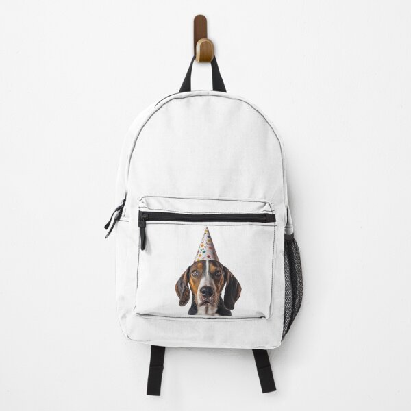 Item preview, Cute Treeing Walker Coonhound dog with Party Hat Birthday Celebration designed and sold by LazyOwlStore.
