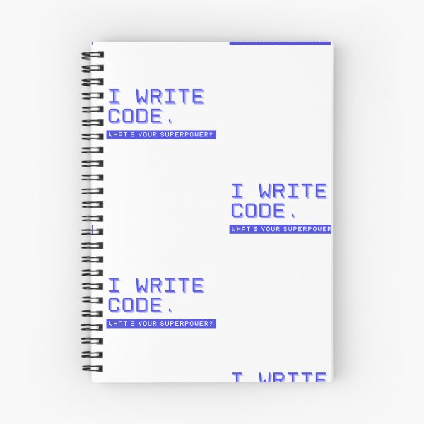 Item preview, I Write Code – What's Your Superpower?" | Programmer Quote Design designed and sold by drdoodle92 Art.