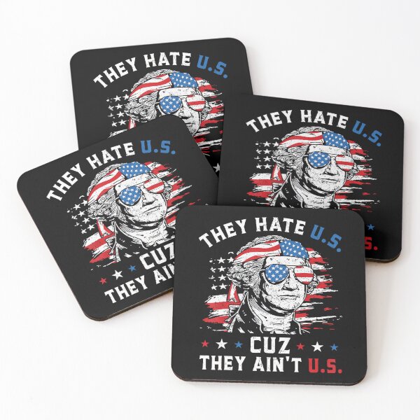 Item preview, Retro They Hate Us Cuz They Ain't Us USA American Flag 4Th Of July designed and sold by Cute-Collection.
