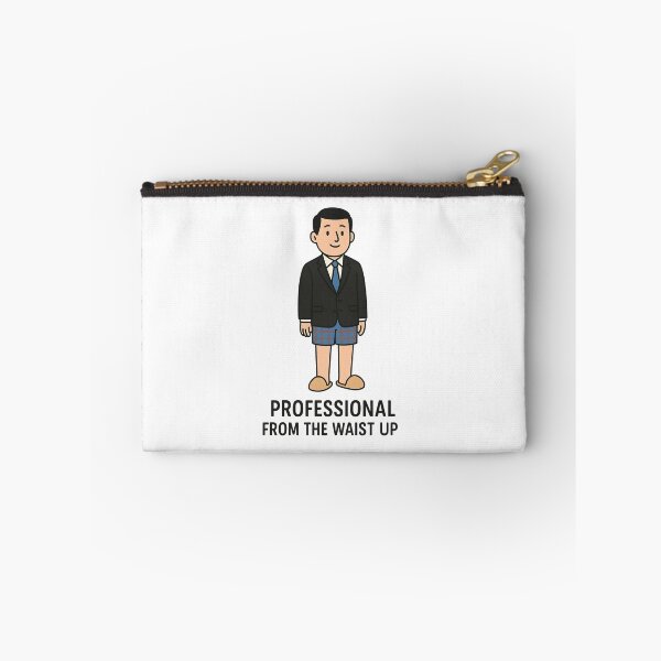 Item preview, Work-From-Home Funny Illustration "Professional From The Waist Up" designed and sold by OikieToikie.