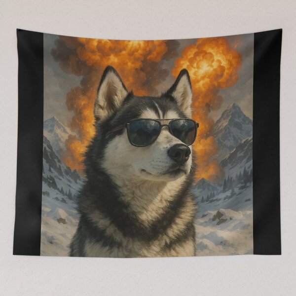 Artikelvorschau, Cooler Siberian Husky entworfen und verkauft von Becooldesing.