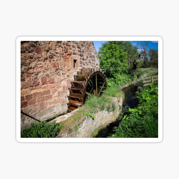 Item preview, The waterwheel at Preston Mill designed and sold by Soul of Alba.