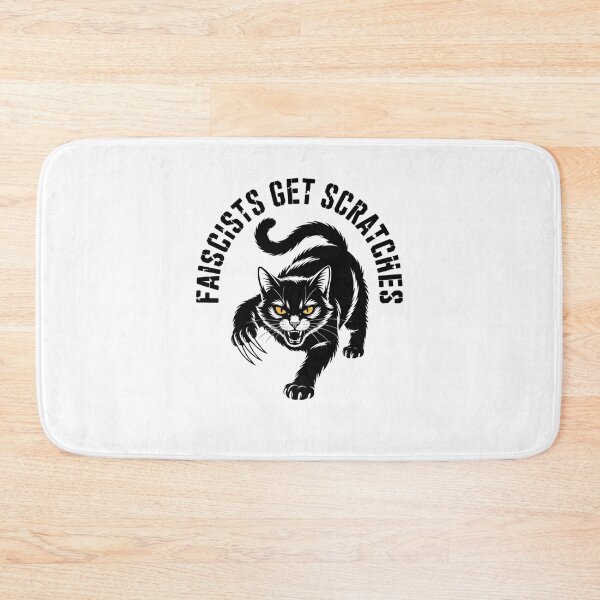 Item preview, Black Cat Fascists Get Scratches designed and sold by Mateusz Majcherek.