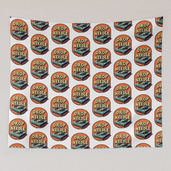 Item preview, Drop the Needle Vintage Record Player Art designed and sold by Iuqiune.