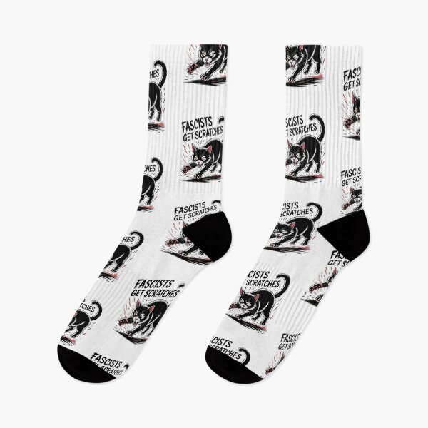 Item preview, Black Cat Fascists Get Scratches designed and sold by Mateusz Majcherek.