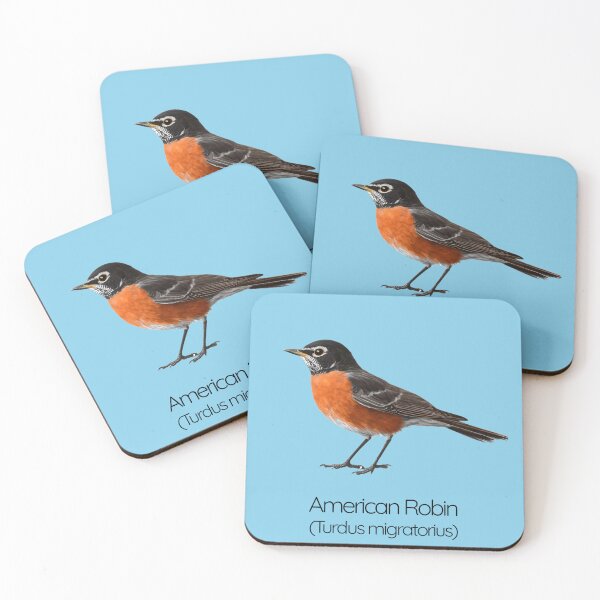 Item preview, American Robin | The Harbinger of Spring and Melodious Dawn designed and sold by The Digital Compass.