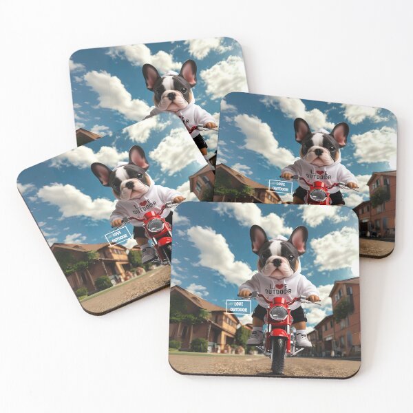Item preview, [ME] French Bulldog Moto Rider 4 (love outdoor in Italy) designed and sold by S9View.