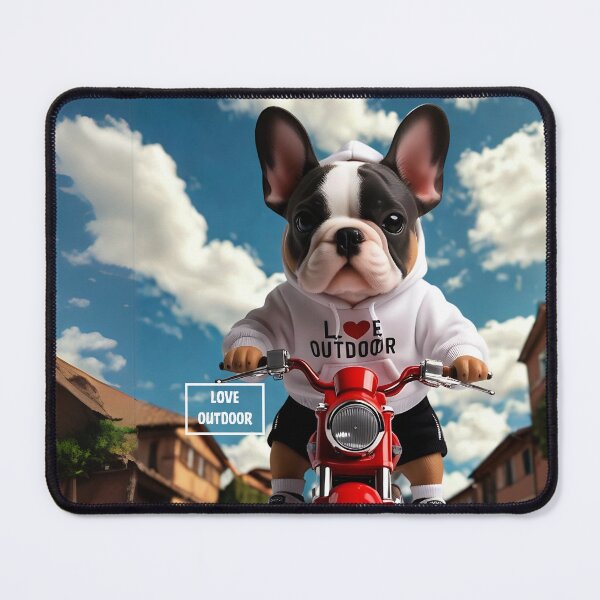 Item preview, [ME] French Bulldog Moto Rider 4 (love outdoor in Italy) designed and sold by S9View.