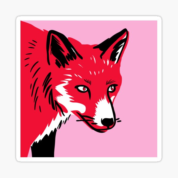 Item preview, Cool Fox Illustration designed and sold by TheHellSong.