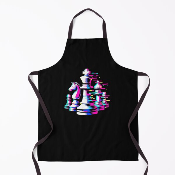 Item preview, King Chess Piece Glitch Aesthetic Board Game Fun designed and sold by BeaverFriends.