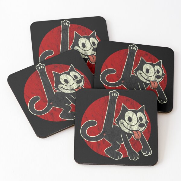 Item preview, Cheeky Cat having a wash Vintage look Felix the cat designed and sold by TheGingerEffect.