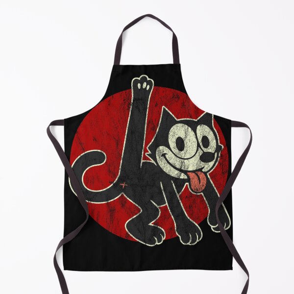 Item preview, Cheeky Cat having a wash Vintage look Felix the cat designed and sold by TheGingerEffect.