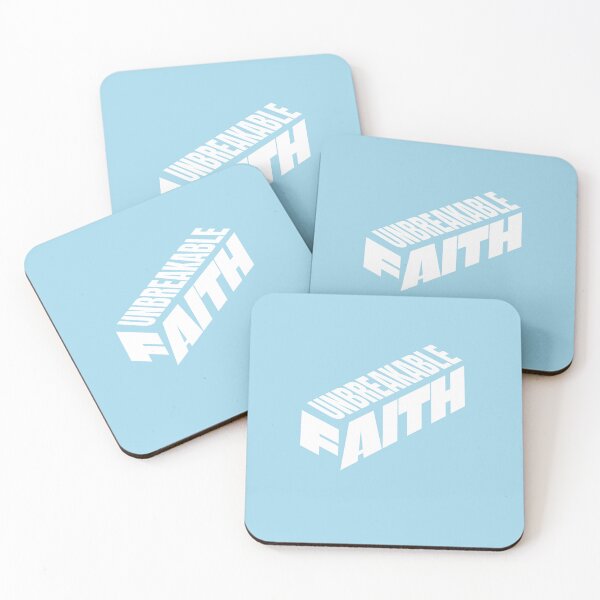 Item preview, Unbreakable Faith – Bold 3D Typography Design designed and sold by Broken Minimalister.