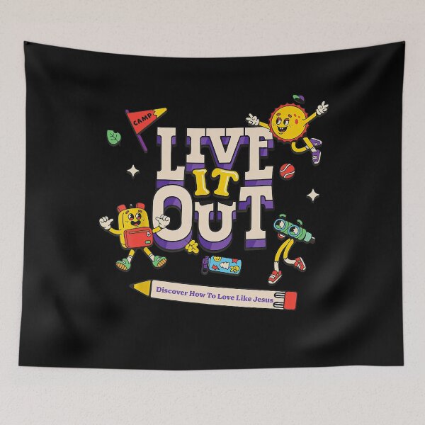 Item preview, Live It Out Love Like Jesus VBS 2025 Christian Camping designed and sold by Filek-mable.