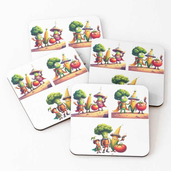 Item preview, Cute Space Vegetable Characters Sticker | Adorable Astronaut Veggie Crew designed and sold by KantaponEarth.