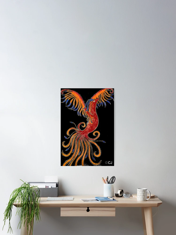 Thumbnail 2 of 3, Poster, Phoenix Rising designed and sold by Riot3ss.