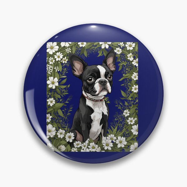 Item preview, Boston Terrier And Massachusetts Mayflowers 3 designed and sold by taiche.