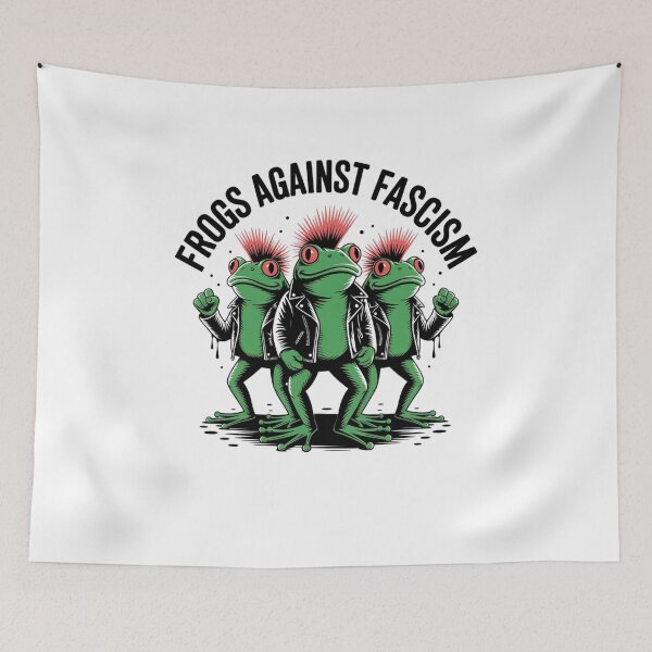 Item preview, Frogs against fascism designed and sold by Mateusz Majcherek.