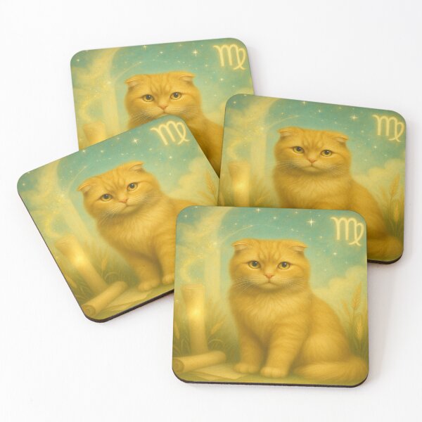 Item preview, Simba the Virgo — Celestial Keeper designed and sold by Paw & Whimsy.