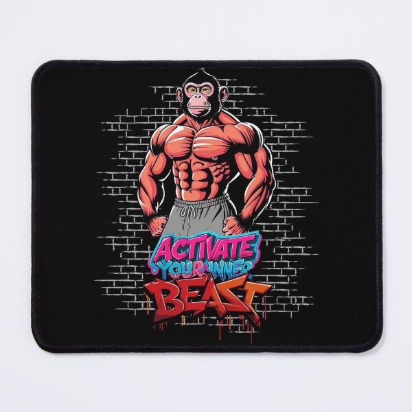 Item preview, Monkey, Monkey, Gym, Animal, Beast designed and sold by Shirtbambi.