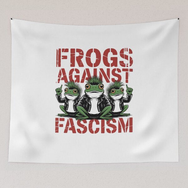 Item preview, Frogs against fascism designed and sold by Mateusz Majcherek.