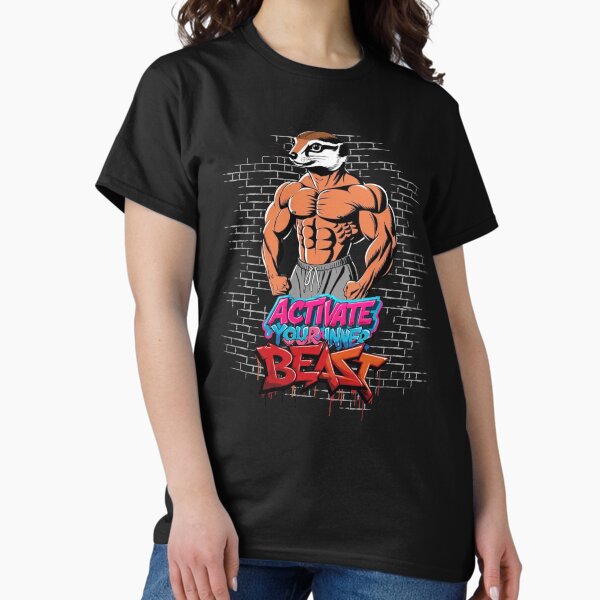 Item preview, Meerkat, Gym, Animal, Beast designed and sold by Shirtbambi.