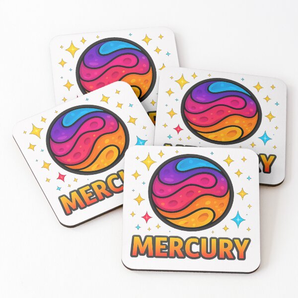 Item preview, Mercury – Psychedelic Celestial Planet Art designed and sold by sifo2024.