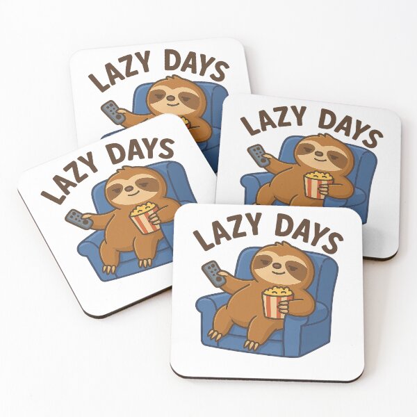 Item preview, Lazy Days – Sloth on the Couch designed and sold by SpectrumCreations.