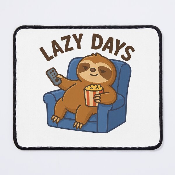 Item preview, Lazy Days – Sloth on the Couch designed and sold by SpectrumCreations.