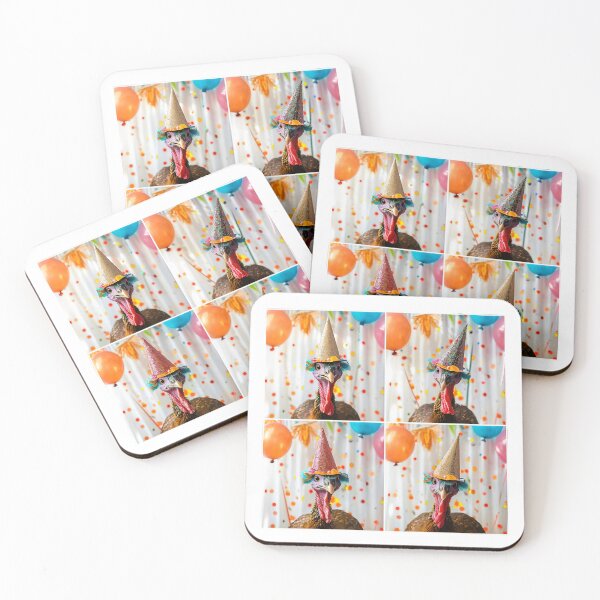 Item preview, Turkey in Party Hat – Fun Birthday Celebration designed and sold by RockFireMerch.