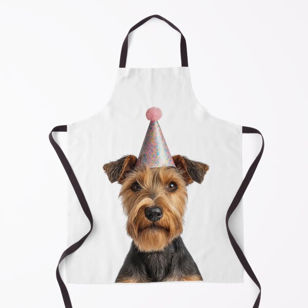 Item preview, Cute Welsh Terrier dog with Party Hat Birthday Celebration designed and sold by LazyOwlStore.