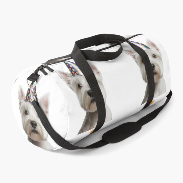 Item preview, Cute West Highland White Terrier dog with Party Hat Birthday Celebration designed and sold by LazyOwlStore.