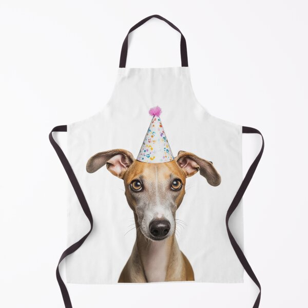 Item preview, Lindo perro whippet con sombrero de fiesta para celebrar su cumpleaños designed and sold by LazyOwlStore.