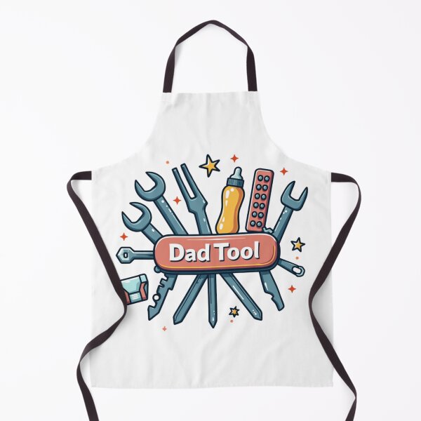 Item preview, Dad Tool Collection – Circular Cartoon Illustration designed and sold by ebocraft.