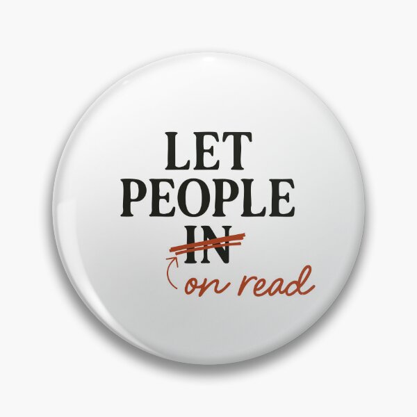 Item preview, Let People In? No. On read? yes designed and sold by BarelyDesigned.